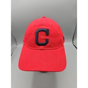 Cleveland Indians Guardians MLB New Era 9twenty adjustable cap hat Red Core